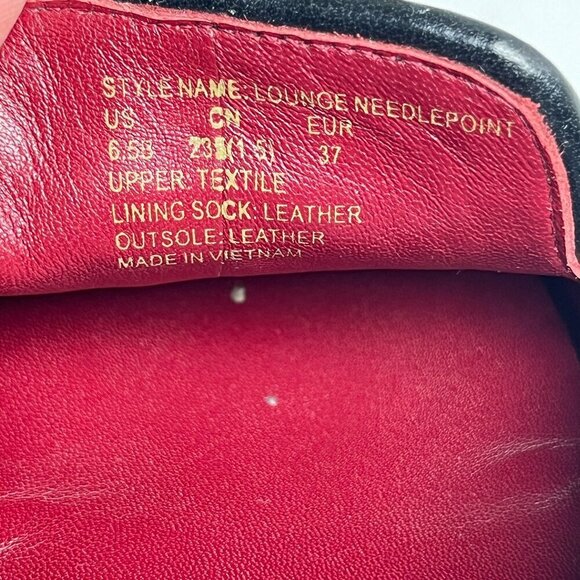 Kate Spade Shoes Needlepoint  Leopard Print Leather Size 6.5 - Picture 5 of 14